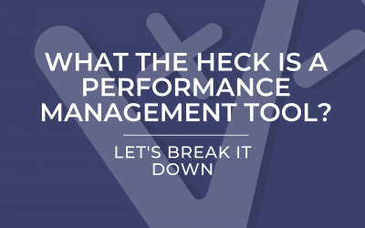 What the heck is a Performance Management Tool? Let’s Break it Down